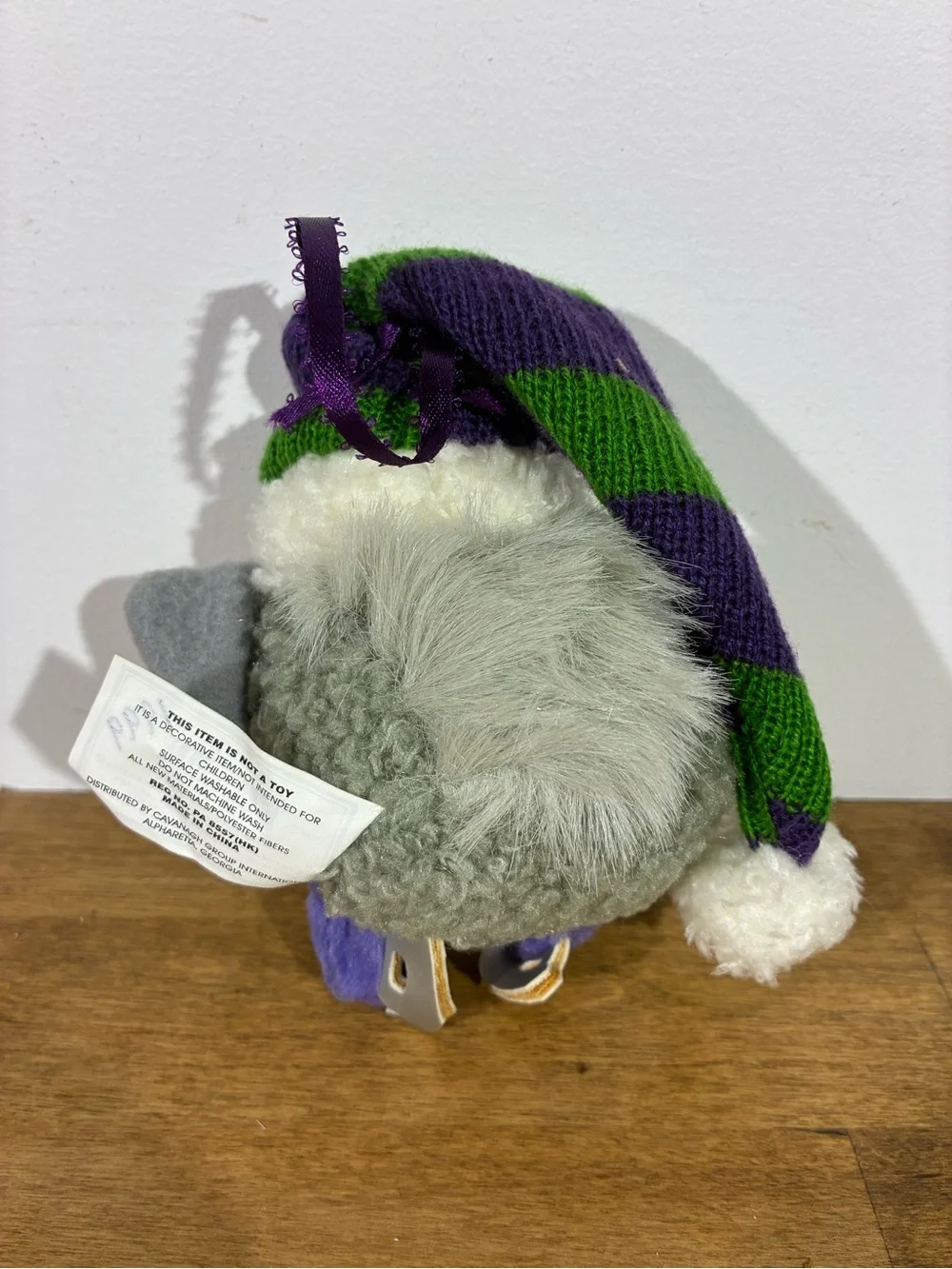 Vintage 1999 Furby Christmas Ornament Tiger Electronics Purple Green Jester